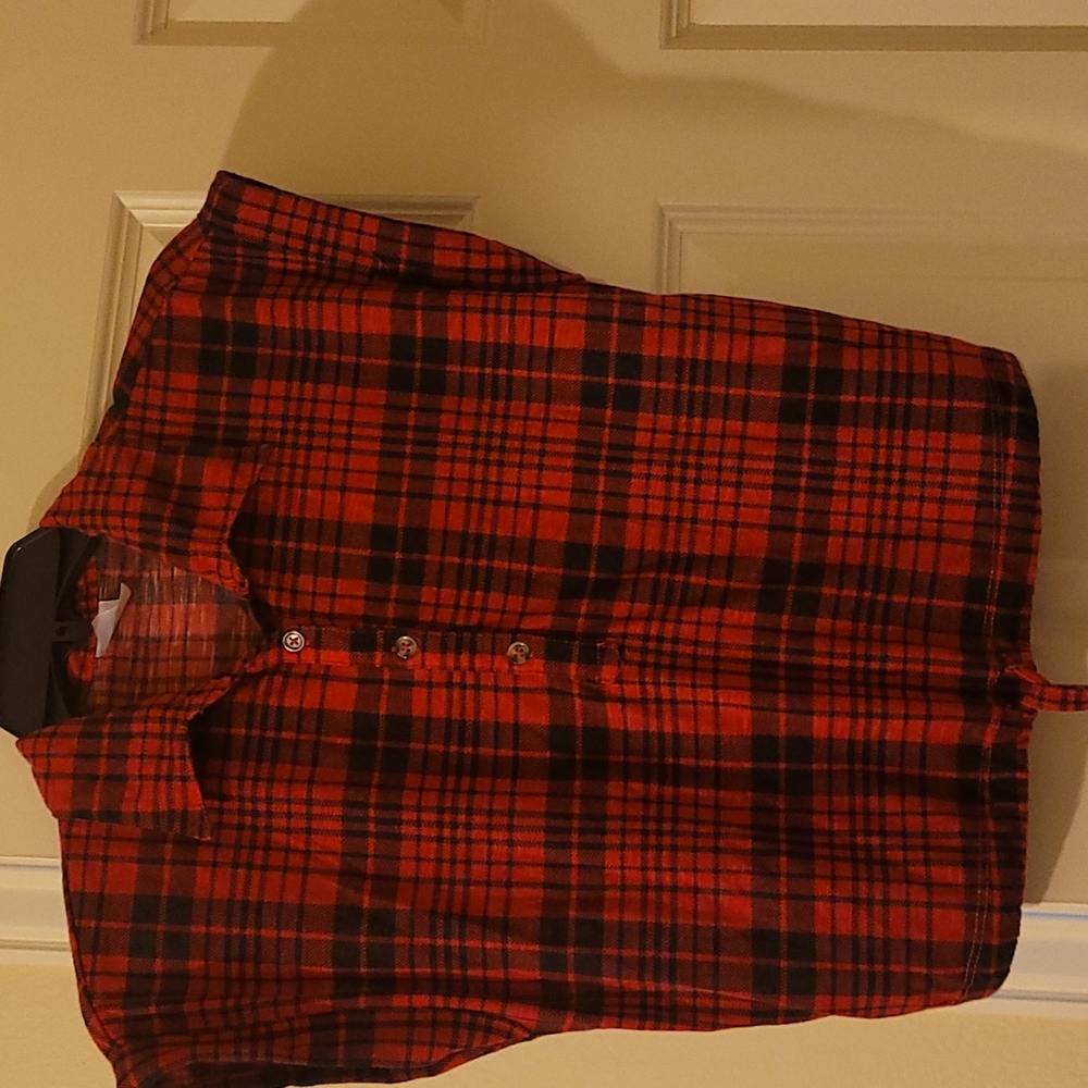 Cute flannel top